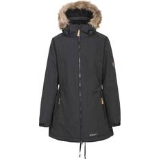 Trespass Celebrity Fleece Lined Parka Jacket - Black