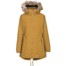 Yellow Clothing Trespass Celebrity Fleece Lined Parka Jacket - Golden Brown