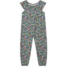 Kurze Ärmel Jumpsuits Frugi Maya Dungaree - Rabbit Fields (551879)