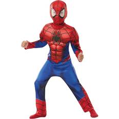 Abiti eleganti Rubies Boys Deluxe Spiderman Costume