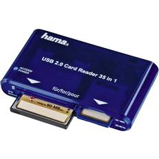 Hama Lecteur de cartes USB 2.0 Bleu