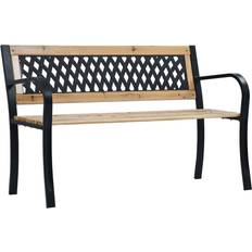 Noir Bancs de Jardin vidaXL 47944 Banc de Jardin