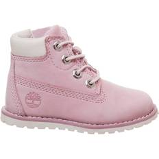 Rosa Stiefel Timberland Toddler Pokey Pine 6-Inch Boots - Light Pink Nubuck