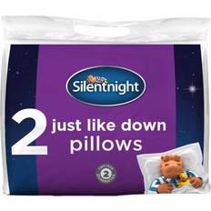 Microfiber Fiber Pillows Silentnight Just Like Down 2-pack Fiber Pillow White (69x46cm)