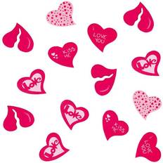 Årsdage Konfetti Amscan Confetti LovelyMoments Pink/Red 15-pack