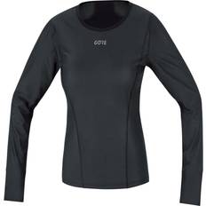 Gore Bike-Wear Camiseta Interior Wear Windstopper Manga Larga Negro Mujer - Black