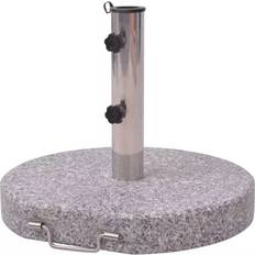 Gris Bases de parasol vidaXL Pied De Parasol En Granit 30 kg 30kg