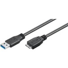 Micro usb 3.0 kabel 0.5m MicroConnect USB A - USB Micro-B 3.0 0.5m