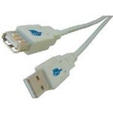 MicroConnect USB A - USB A 2.0 1.8m