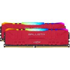 Crucial Ballistix Red RGB LED DDR4 3200MHz 2x8GB (BL2K8G32C16U4RL)