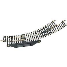 Schaalmodellen en modelsets Fleischmann N rails (zonder ballastbed) 22273 Gebogen wissel, Elektrisch, Links 42 194.6 mm, 228.2 mm 1 stuk(s)