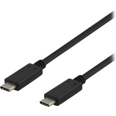 Usb c 5a Deltaco 5A USB C - USB C 3.1 (Gen.2) M-M