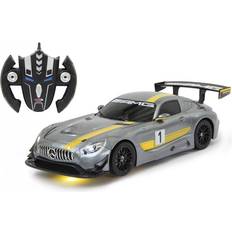 60.0 min RC Auto's Jamara Mercedes AMG GT3 1:14 transformable 2.4GHz grey