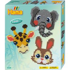 Elefanten Perlen Hama Beads Animal Faces Gift Bead Set 2500pcs