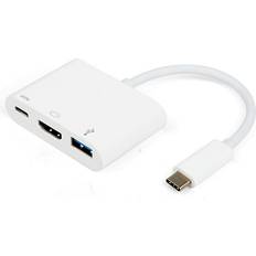 Vivanco USB C-HDMI/USB A/USB C M-F Adapter