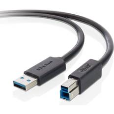 Belkin Câble USB Câbles Belkin SuperSpeed F3U159 USB A - USB B 3.0 1.8m