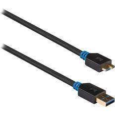 Gold USB A - USB Micro-B 3.0