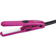 Tamaño de Viaje Estilizadores de Cabello Babyliss Mini Plancha De Pelo H100e Caliente Rosa