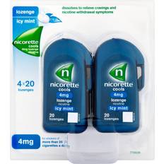 Nicorette Cools Icy Mint Duo 4mg 80pcs Lozenge