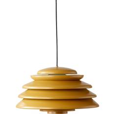 Verpan Hive Yellow Pendant Lamp 48cm