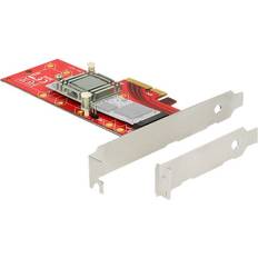 Cartes de Contrôle DeLock PCI Express x4 Card > 1 x Internal NVMe M.2 Key M 110 mm With Heat Sink