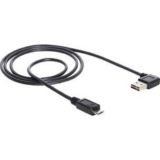 Delock angled usb DeLock Angled USB A-USB Micro-B (reversible) 2.0 1m