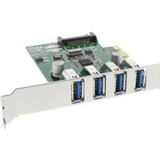 USB-A Schede di Controllo InLine USB 3.0 Host-Controller PCIe (PCI-Express)