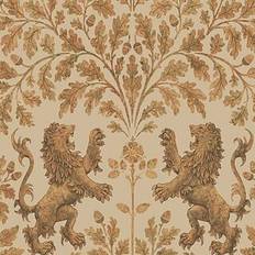 Cole & Son Tapete Boscobel Oak von Metallic Gold on Oat beige/oro