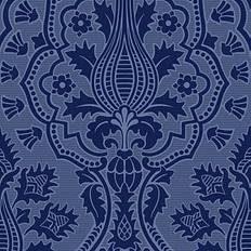 Papeles pintados Cole & Son Pugin Palace Flock Wallpaper Pearwood Collection Dark Hyacinth 116/9033 Roll