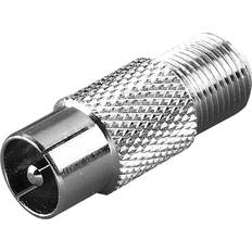 F Connector-Coaxial M-F Adapter