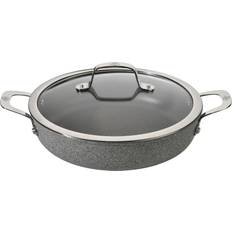 Shallow Casseroles Ballarini Salina Granitium with lid 28 cm