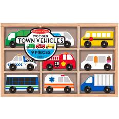 Melissa & Doug Lekekjøretøy Melissa & Doug Wooden Town Vehicles Set