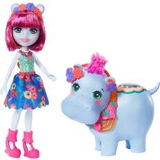 Hippos Dolls & Doll Houses Mattel Enchantimals Hedda Hippo & Lake Dolls