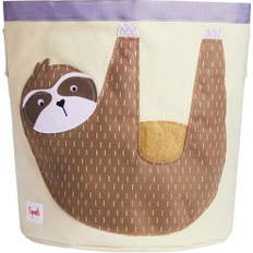 Beige Oppbevaringskurver 3 Sprouts Sloth Storage Bin