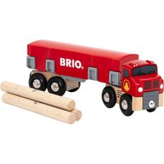 Tre Lastebiler BRIO Lumber Truck 33657