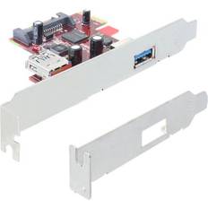 USB Type-A - USB-A Cartes de Contrôle DeLock PCI Express Card Adaptateur USB 2.0 USB 3.0 2 Ports