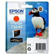 Arancione Inchiostro Epson Cartucce di Inchiostro Ultrachrome Hi-gloss2 T3249 Puffin Confezione Singola - Orange