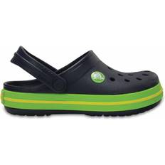 28½ Tossut Crocs Crocband Clog Kids - Navy/Volt Green