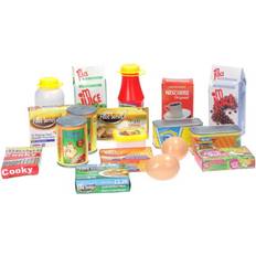 Metalli Ruoka lelut Johntoy Supermarket 18pcs