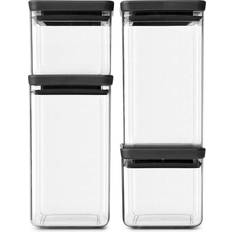 Lavastoviglie Sicuro Contenitori da Cucina Brabantia Tasty+ Square Contenitore da Cucina 4pcs