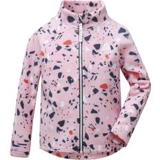 Bebé Chaquetas de Forro Polar Didriksons Monte Kid's Printed Jacket - Light Pink Terazzo (502946-817)