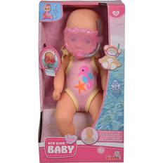 Bambola neonata Bambole e Case delle Bambole Simba New Born Baby Bathdoll 30cm