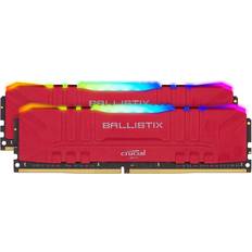 Crucial Ballistix Red RGB LED DDR4 3200MHz 2x16GB (BL2K16G32C16U4RL)