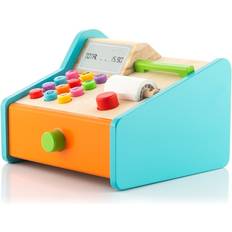 Kasseapparat i træ InnovaGoods Kashy Wooden Cash Register