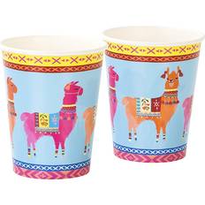 Talking Tables Paper Cup Boho Llama 8-pack