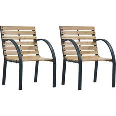 vidaXL 47937 2-pack Trädgårdsmatstol