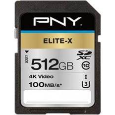 PNY Elite-X SDXC Class 10 UHS-I U3 100MB/s 512GB