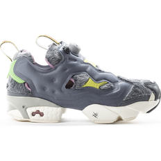 Faux Fur - Men Sneakers Reebok Tom and Jerry Instapump Fury OG - Cold Grey 6/Hero Yellow/Black