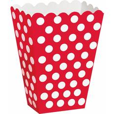 Popcorn Boxes Unique Party Popcorn Box Red/White 8-pack