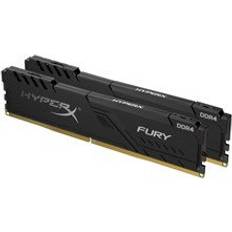 HyperX 32 GB - DDR4 RAM minnen HyperX Fury Black DDR4 3000MHz 2x16GB (HX430C15FB3K2/32)